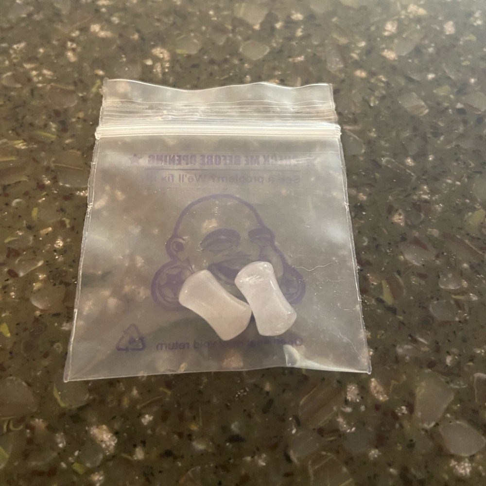 2g rock crystal plugs